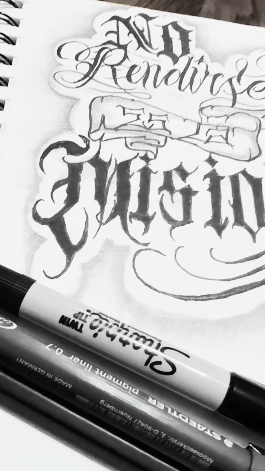 No Rendirse es la Misión #netoreyno #dibujo #letrasmalandras #chicanoart #rap