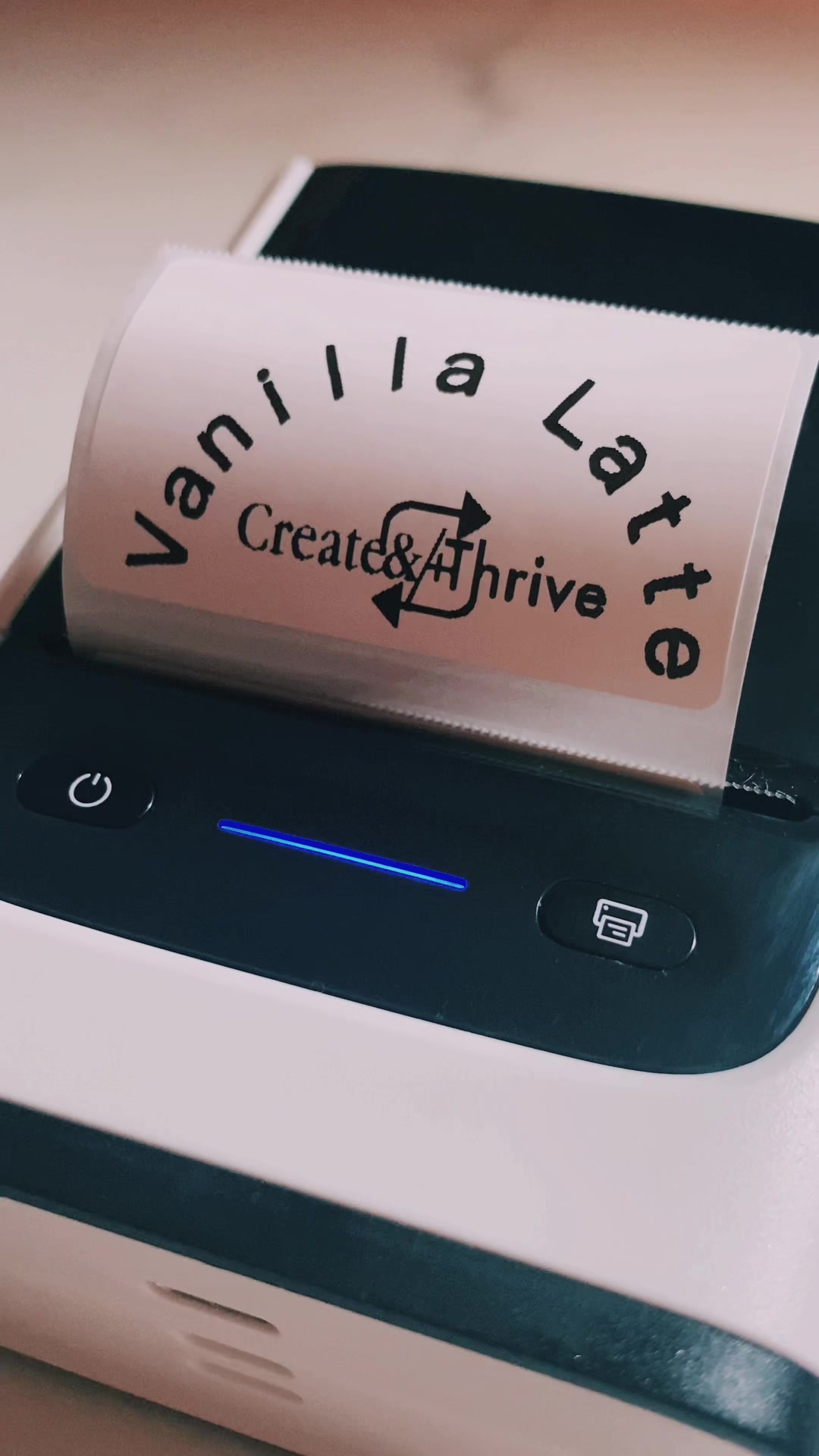 About to be a label wonderland in this 🐝 #labelmaker #labels #nelkoprinter #smallprinter #labelprinter #coffeelabels