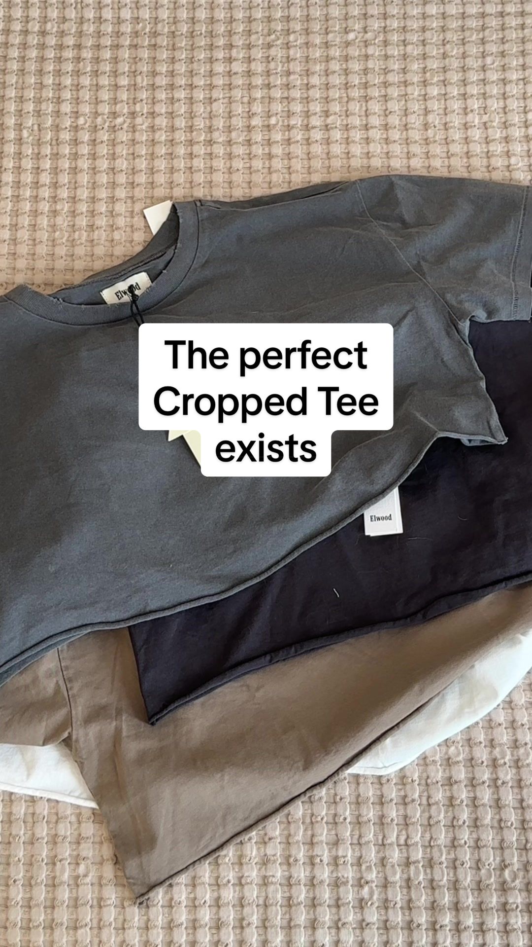 Okay i am convinced. @Elwood best basic crops but the quality is 👌🤌✨#haul #elwoodclothing #elwoodtshirt #elwoodhaul...