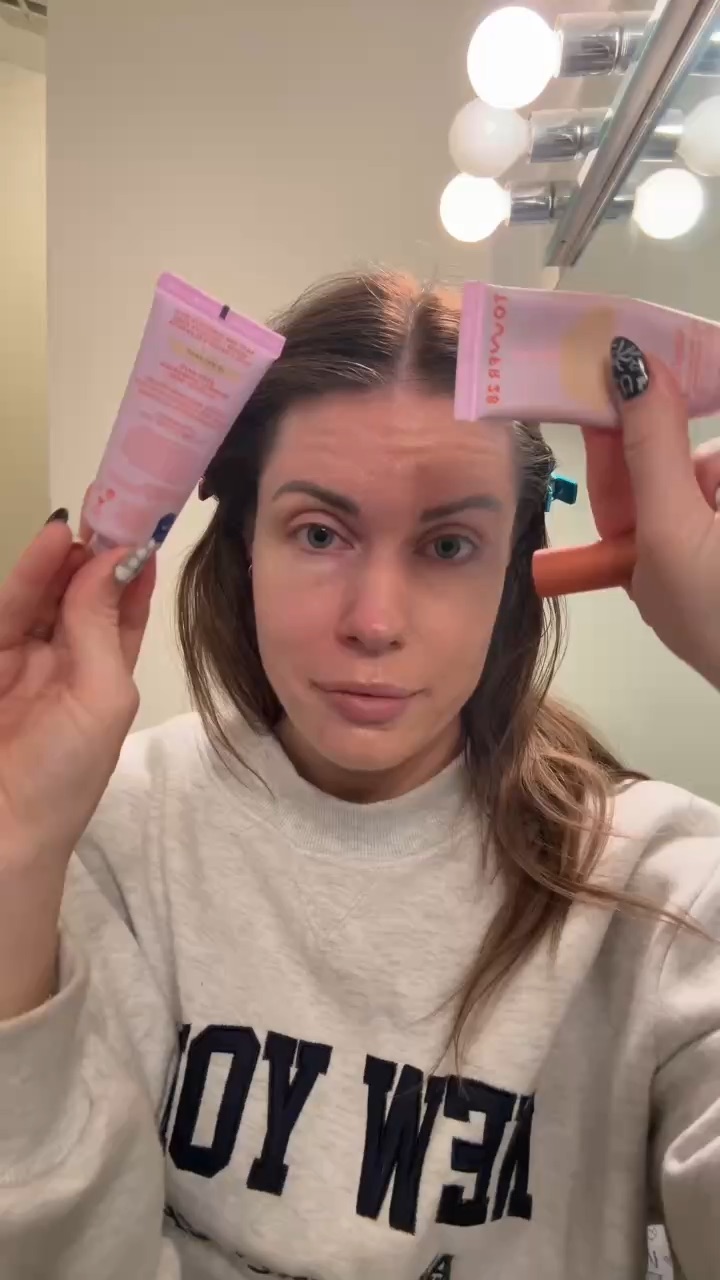 Tinted sunscreen demo
