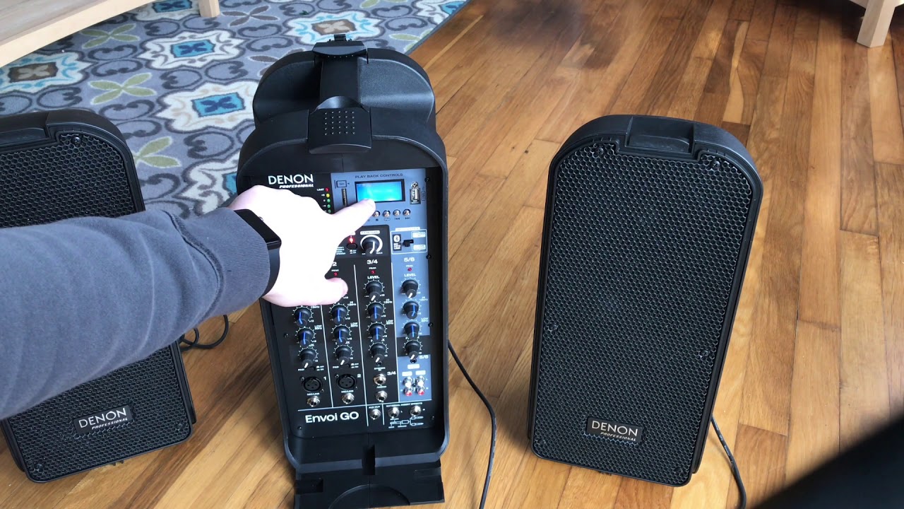 Denon Professional Envoi Go Quick Review A quick review on the Denon Professional Envoi Go Portable PA System. Perfec...