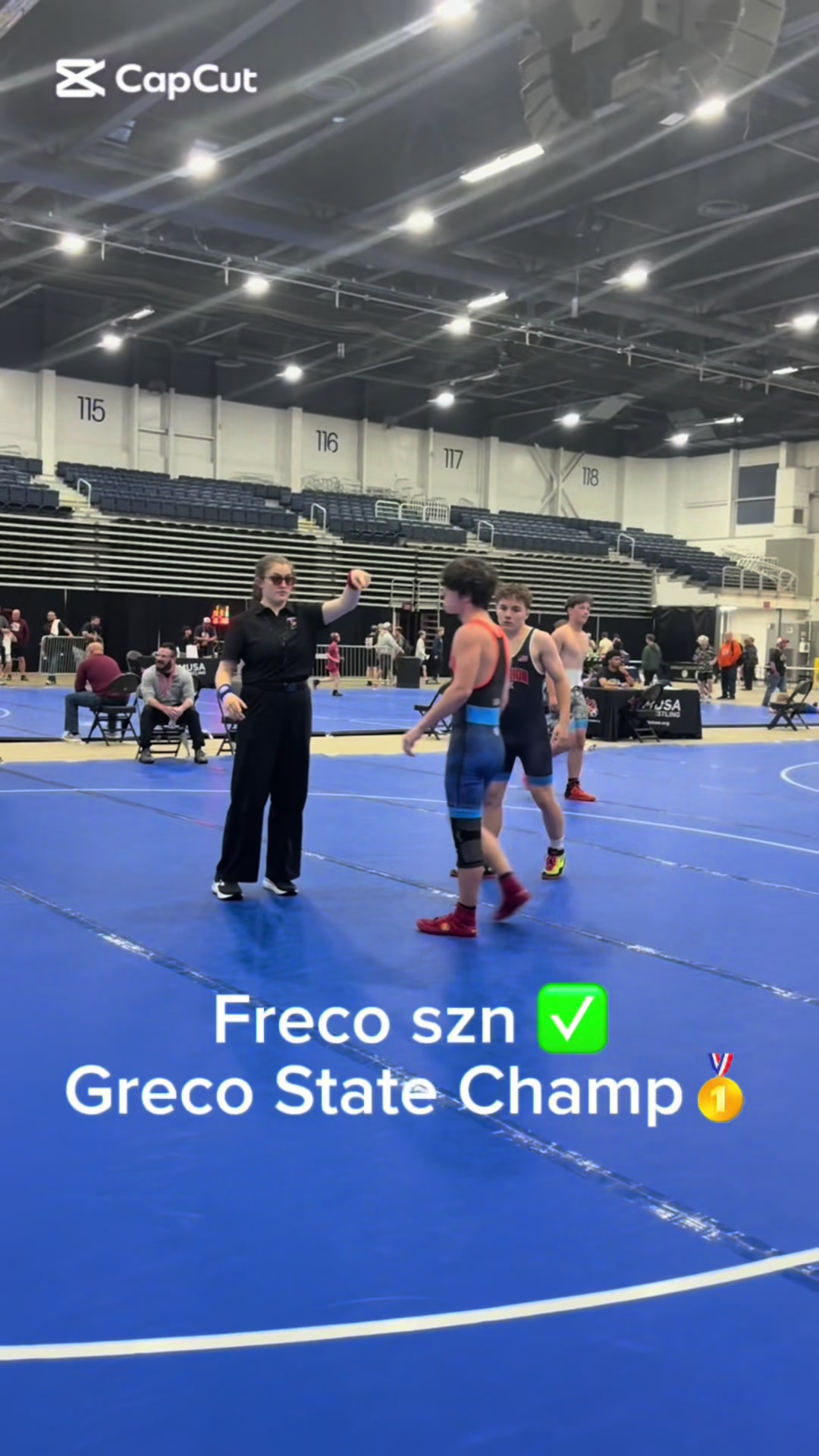 Back to folk style now 😢 Shoutout Jaxon and Chase Chauvin for the intro and videoing. #wrestling #fyp #freestyle #gr...