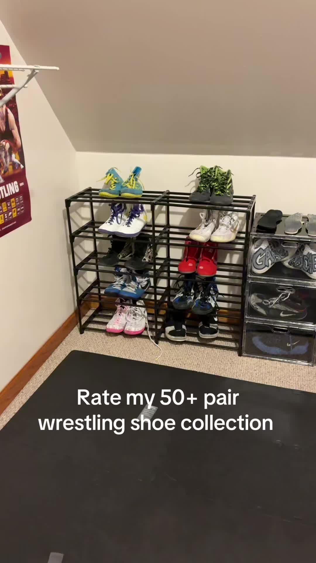 Lmk if you want a pt.2. All shoes are for sale on insta @wrestlingshoes_mi. #wrestlingshoes #wrestling #wrestletok #f...