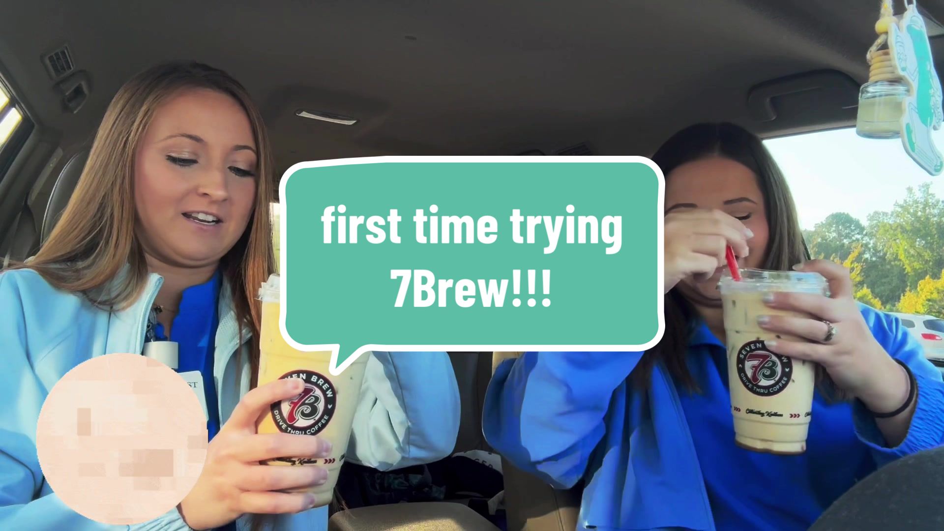 first time @7brewcoffee was not a disappointment! we had no other words but to say it was so good lol! @Abby Jo Hall...