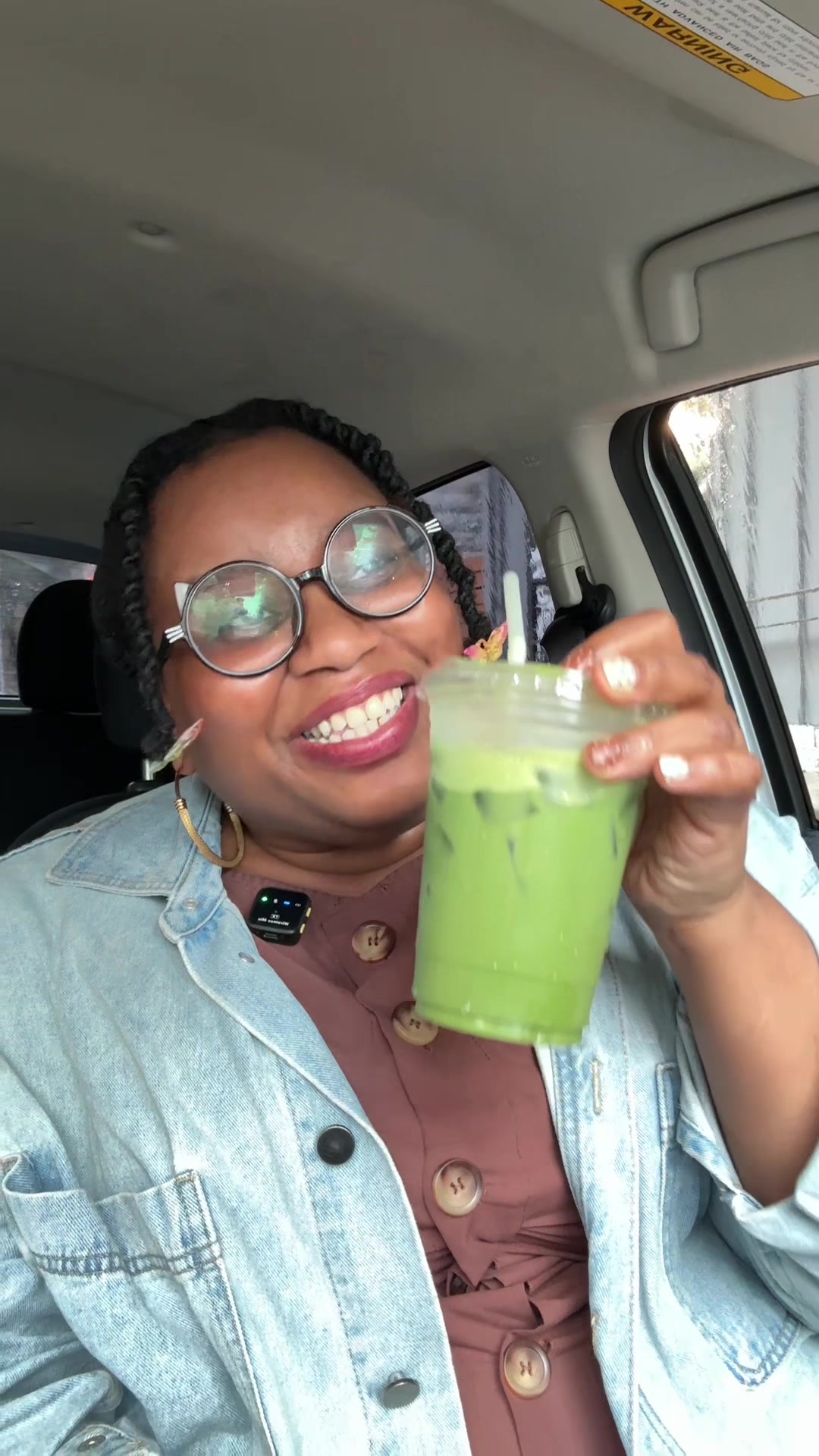 I tried #klerjecoffeeaustin and I enjoyed my matcha so much 🤤 #matchaorder #austinfoodie #strawberrymatcha #austinco...