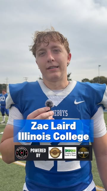 Illinois College TE @zacl_9 was a big-time target in the Blueboys’ 13-3 Homecoming win over Grinnell, hauling in six...