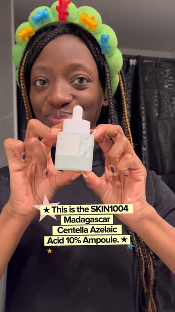 Another day, another skincare find! 🧴💚✨ Adding the SKIN1004 Azelaic Acid 10% Ampoule to my routine because we’re fo...