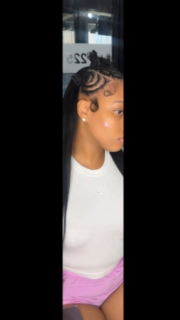 Nobody fuckin wit me 🫶🏾💕 #halfuphalfdownhairstyle #bantuknots