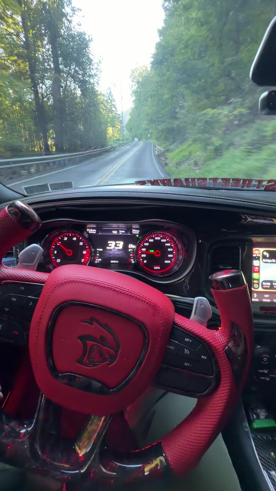 POV CAT🍷🎧 #v8 #fyp #hellcat #srt #viral