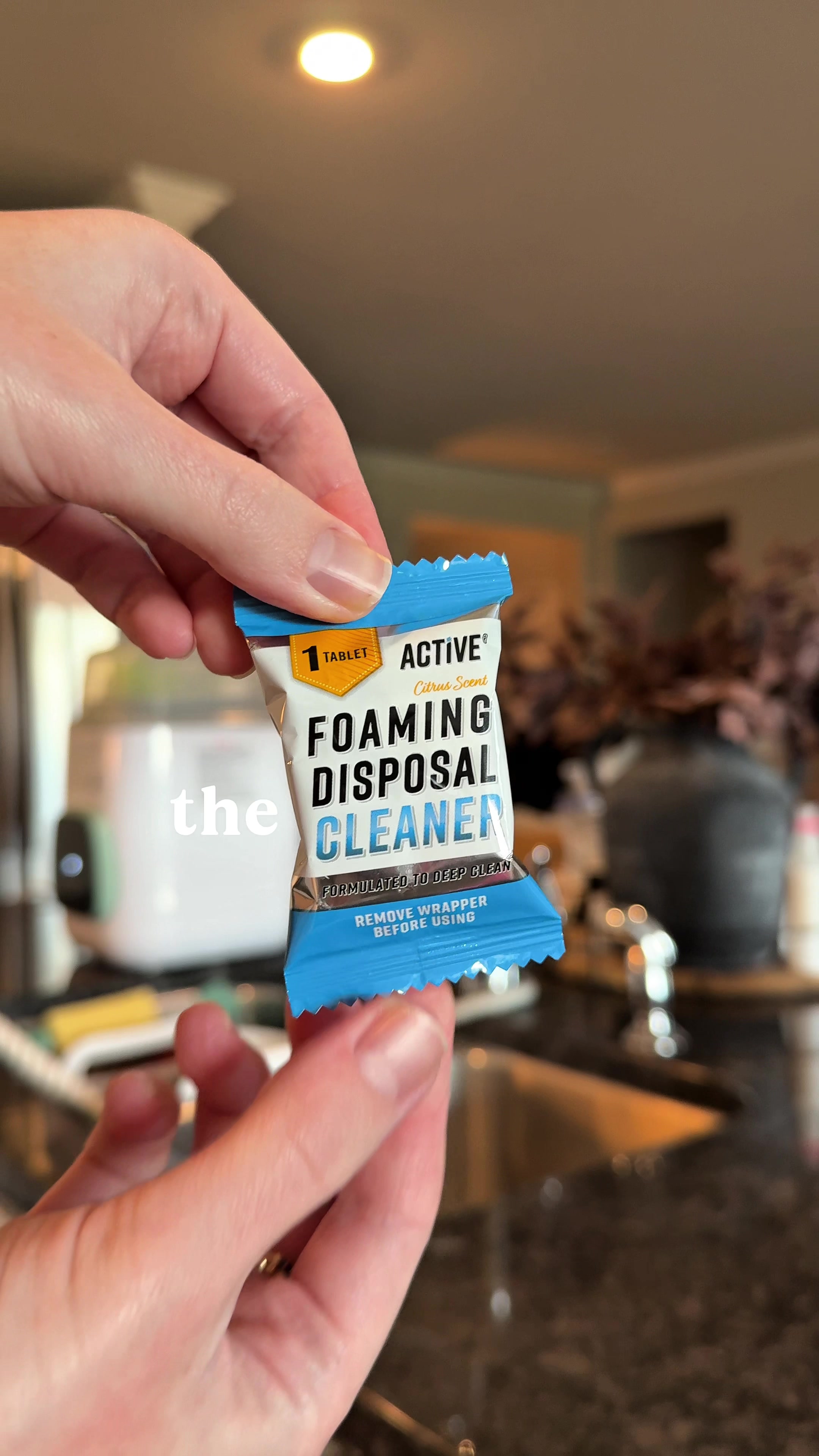 Apparently cleaning the kitchen also means cleaning the places I can’t see 😂🫣 Tried the ACTIVE Garbage Disposal Cle...