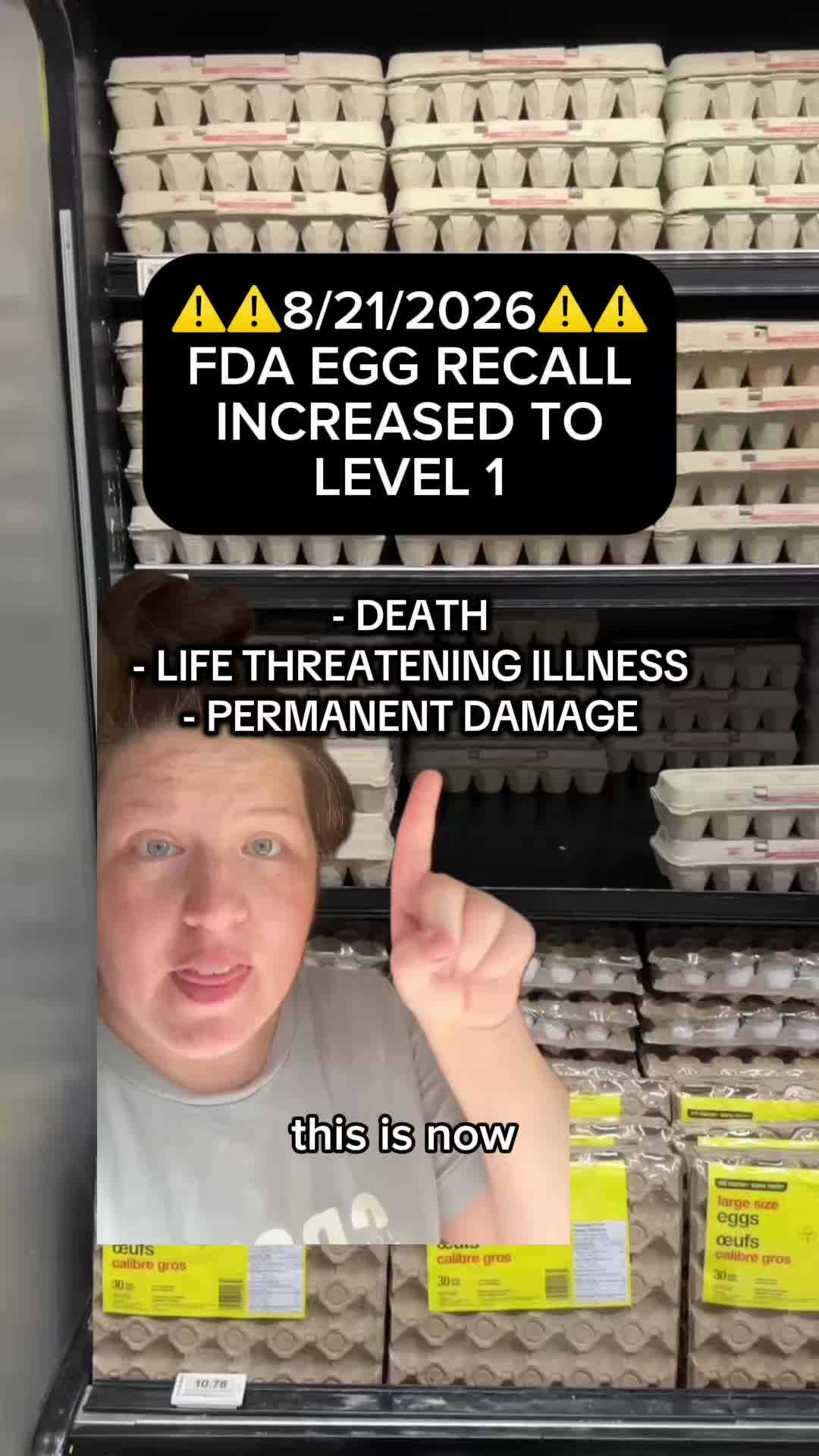 🚨 STOP eating these eggs — Class 1 Recall, Serious Health Consequences or Even Death 🚨 Look for Plant Codes P-1950...