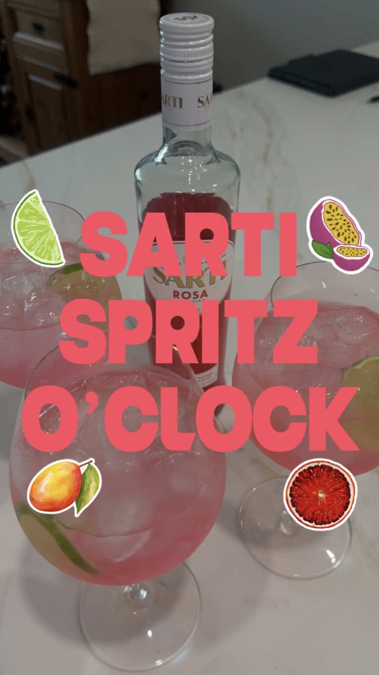 4:55pm: get home from work 5:00pm: make a sarti spritz🍹🍋‍🟩 #sarti #sartispritz #fridaynight #athome #spritzseason