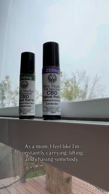Because sometimes Mom needs a little something for herself too. 🤍 I’ve been keeping these lavender + peppermint roll...