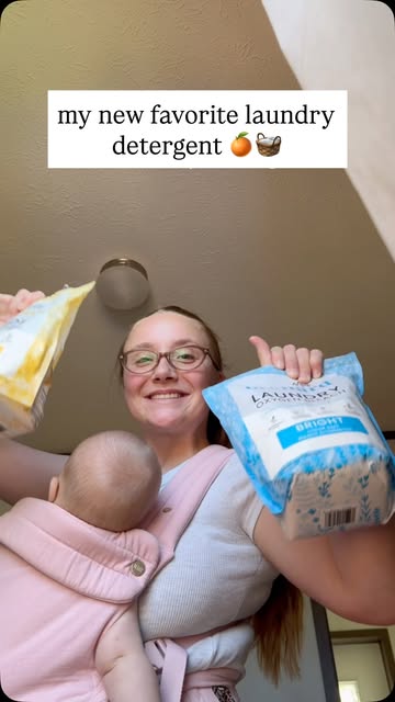 Laundry day, but make it smell AMAZING 🍊🧺 I’ve been trying out Orchard Home’s laundry detergent powder in the citru...