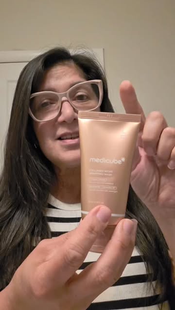 ✨ Piel hidratada y con glow mientras duermes ✨ Estoy probando la mascarilla nocturna de colágeno de y me encanta cómo...