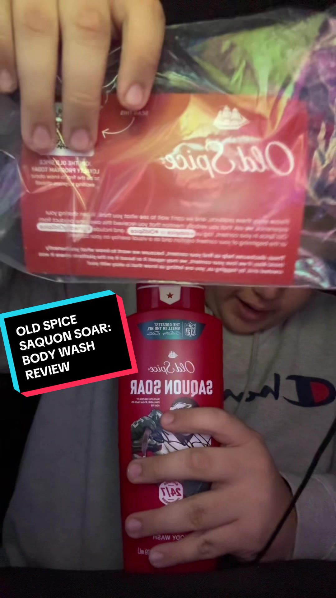 @Old Spice @influenster #Oldspice #giftedbyOldspice #complimentary #GiftedByOldSpice #SaquonSoarBodyWash Old Spice Sa...