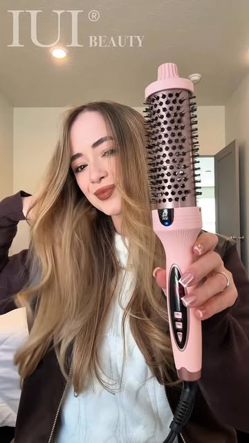 Necesitas tener este termal brush🩷😳🫰🏻💞⭐️ #iuibeautythermalbrush #IUIBeauty #thermalbrush #curlyhair #blowout #st...