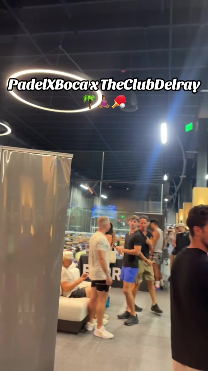 soo much fun 🔥🤗 @the club delray @Barry’s @Padel X US