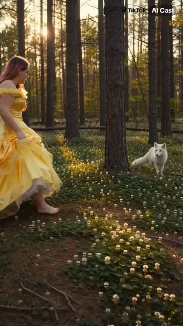 Me running through the woods like belle