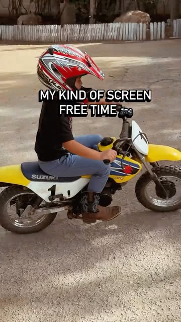 #ugc #suzuki #dirtbikes #boyswillbeboys #microinfluencer Just a boy and his dirt bike… and a mom trying to keep up 😂...