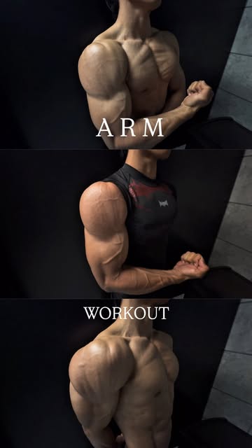 so many people wanted this vid so here it is :)) outfit from @powerwingco CODE S3B4S - - - - - #gym #gymrat #biceps #...
