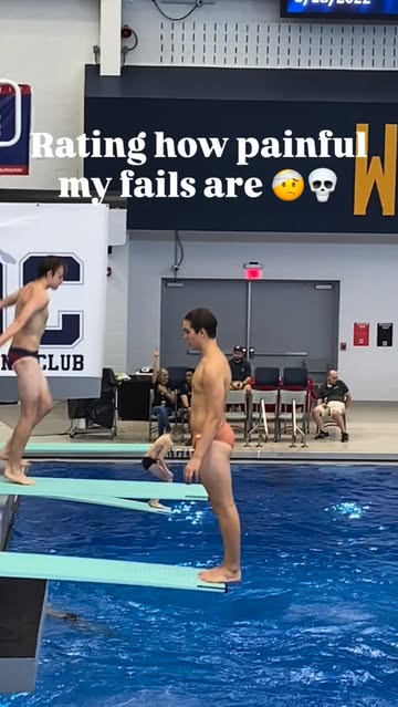 Rating my fails on how painful they were #diving #smack #foryou