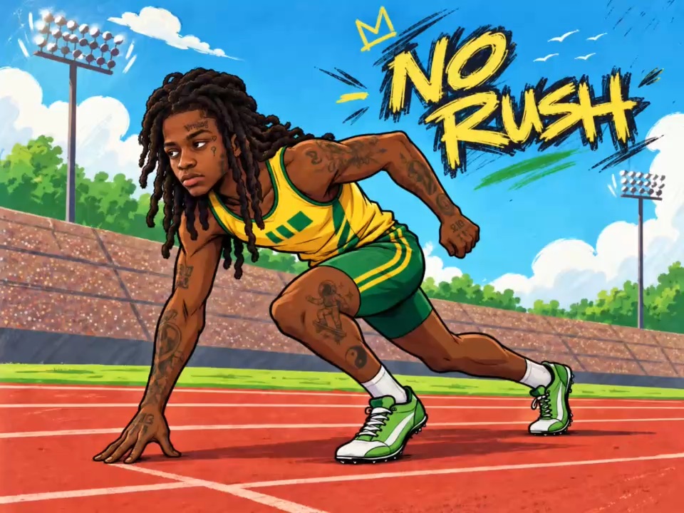 NO RUSH | Animated Music Visual by PLAI