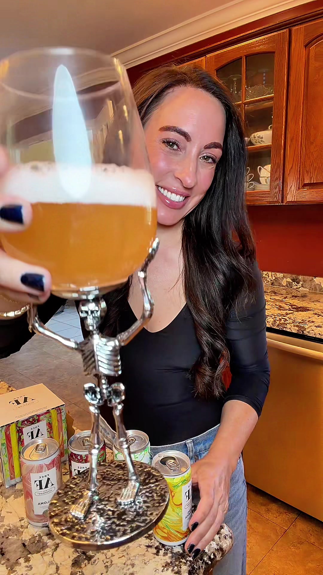 10/10 😋All the vibes, zero alcohol! 🍹 ⁠#FreeAF #Mocktails #NonAlcoholic #SoberCurious #DrinkReview ⁠