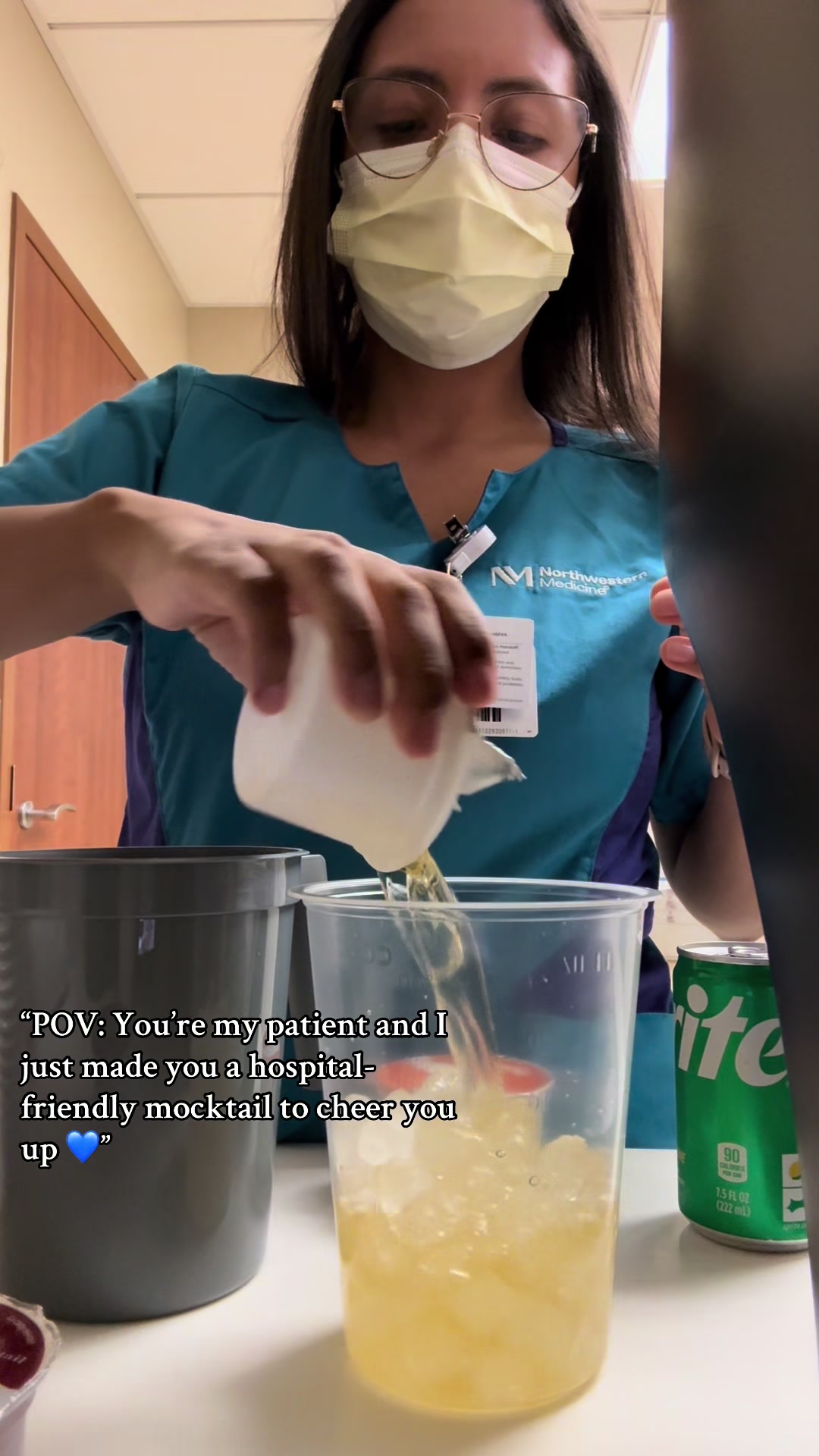 I just love to make my patients happy! #hospital #pct #cna #nursetiktok