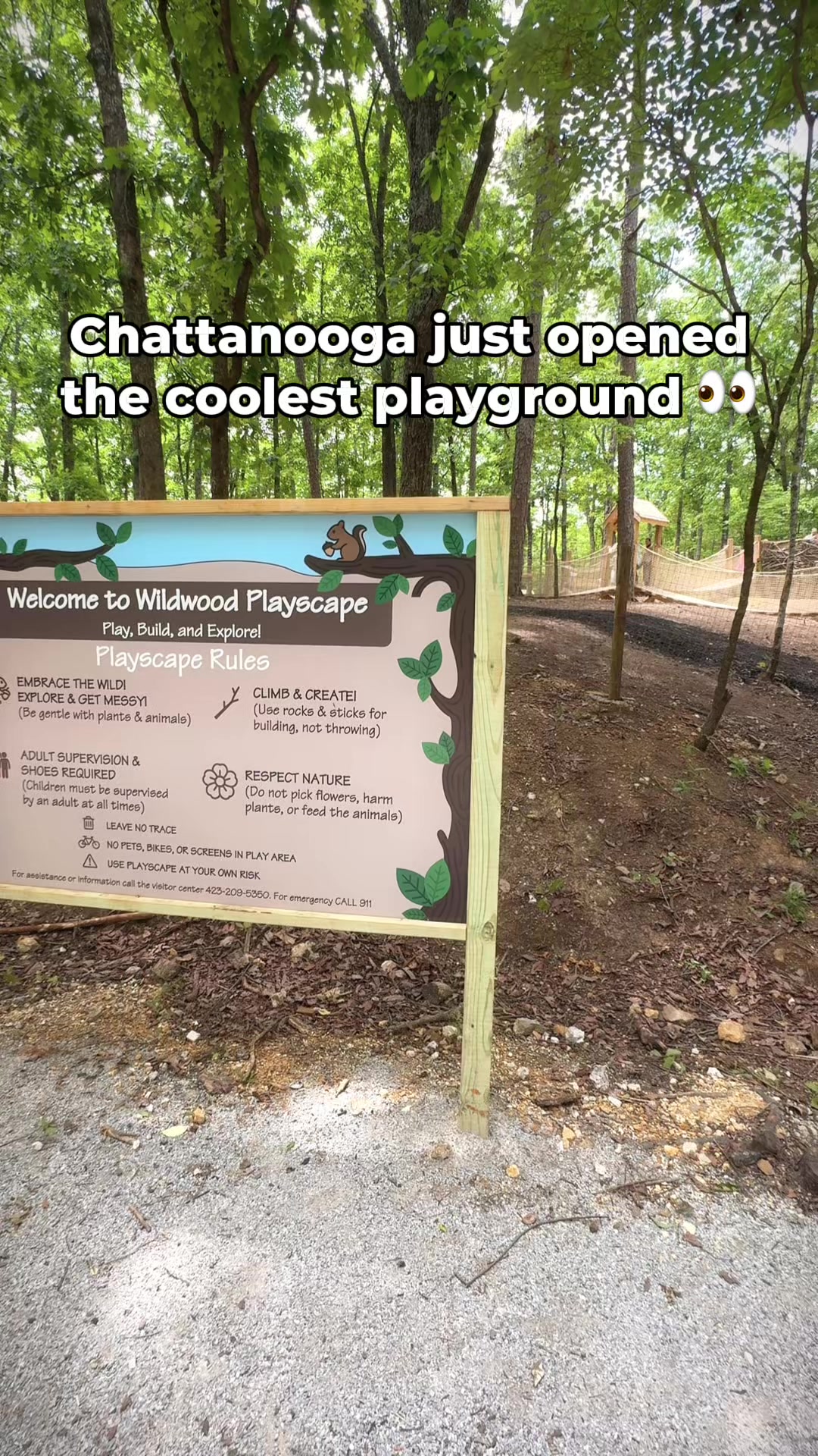 This isn’t your average playground — it’s basically a mini adventure world hidden in the woods with tunnels, climbing...