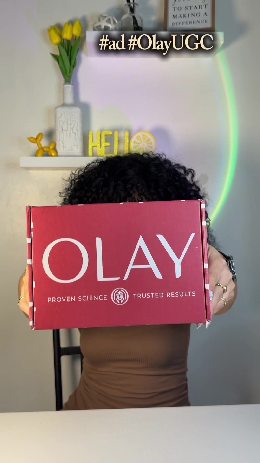Unboxing del nuevo Olay Regenerist Face & Neck Lifting Treatment + Retinol24 Night Moisturizer ✨💛 Gracias @Olay Skin...