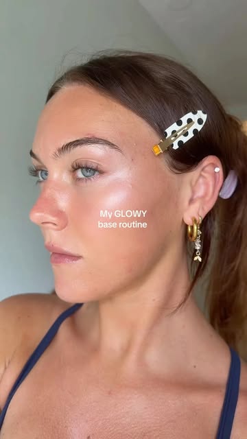 Hi it’s been a while ☺️ My glowy summer makeup base routine #glowymakeup #makeuplook #skincare #bronze #summer @tula...
