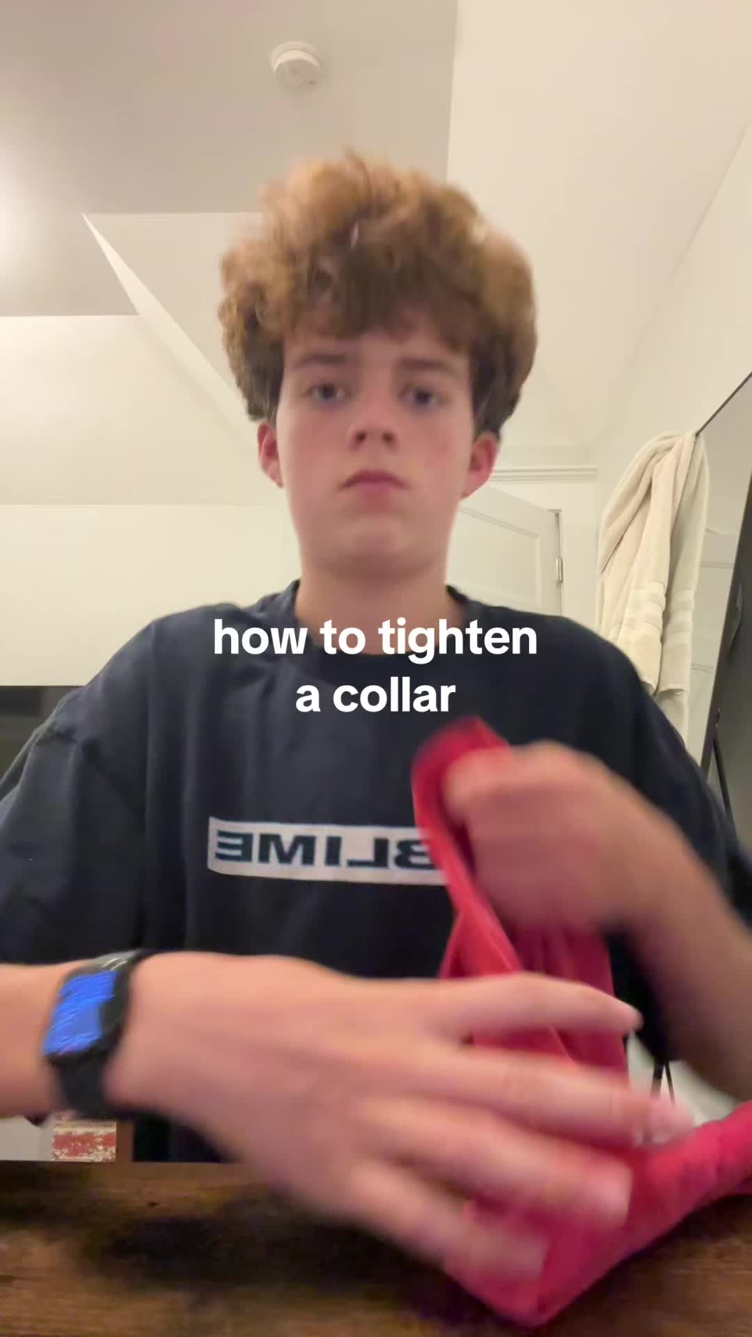 how to tighten a collar #diy #goviral #fyp #blowup #sewing