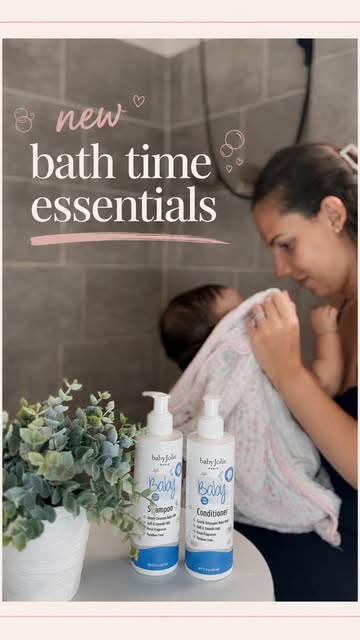 Bath time has been extra sweet lately 🫧🤍 We’ve been loving the Baby Jolie shampoo + conditioner for soft, clean, yu...