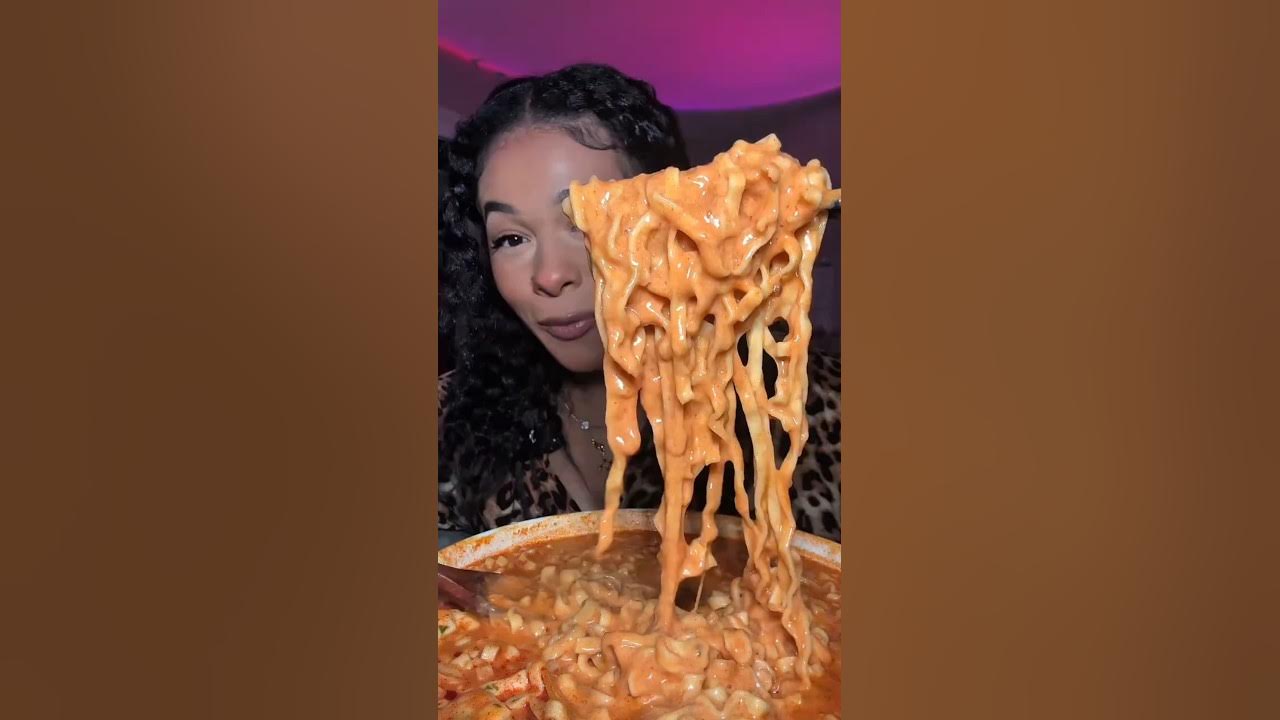 Ultimate Spicy Noodles & Crispy Fried Chicken Mukbang 🔥 | Most Satisfying Food ASMR Watch this delicious spicy noodl...