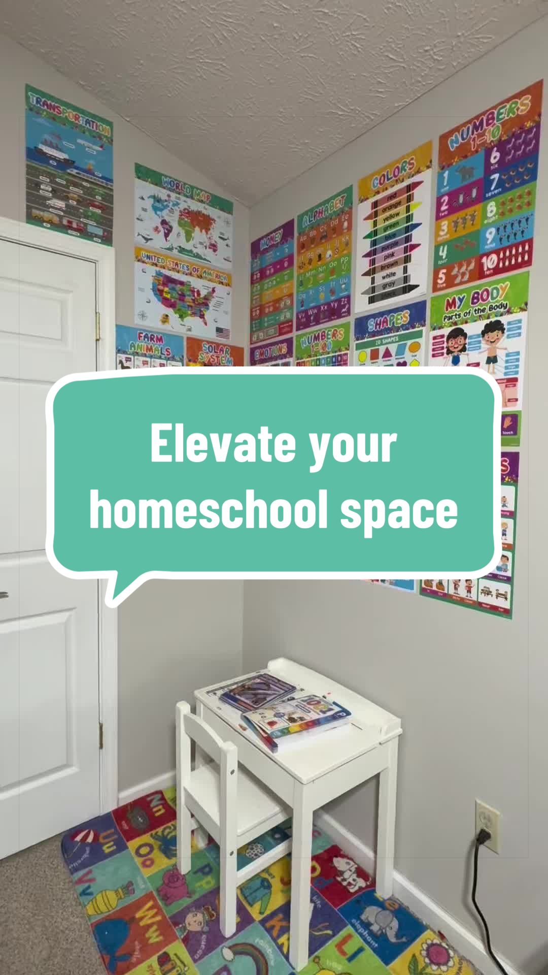 The more colorful the better 🌈 They also came with the cutest little sticker pack 🥰#homeschool #sahm #learning #fun...
