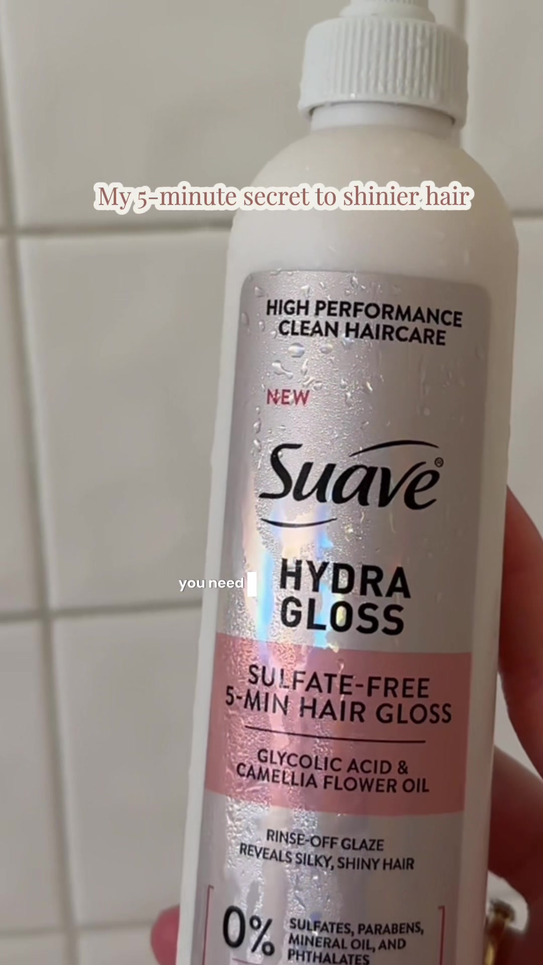 Okay, I’m officially adding this to my wash day routine 🤭 #suave #hydragloss #ad @Suave.US