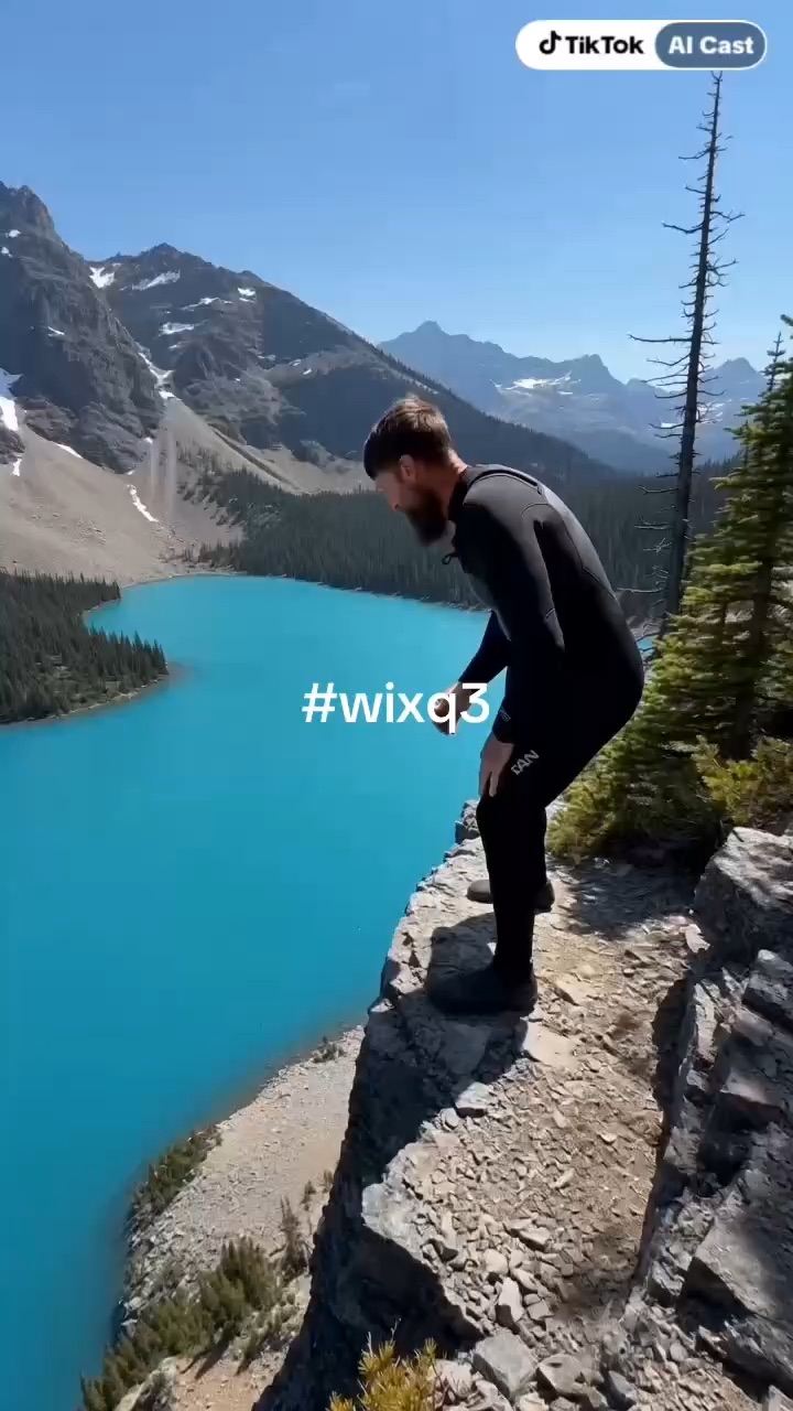 Cliff jumping