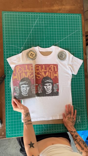 As requested by some of you :) Elliott Smith concert poster tee ~lavender oil print! on my Depop btw @cloverbleu or l...