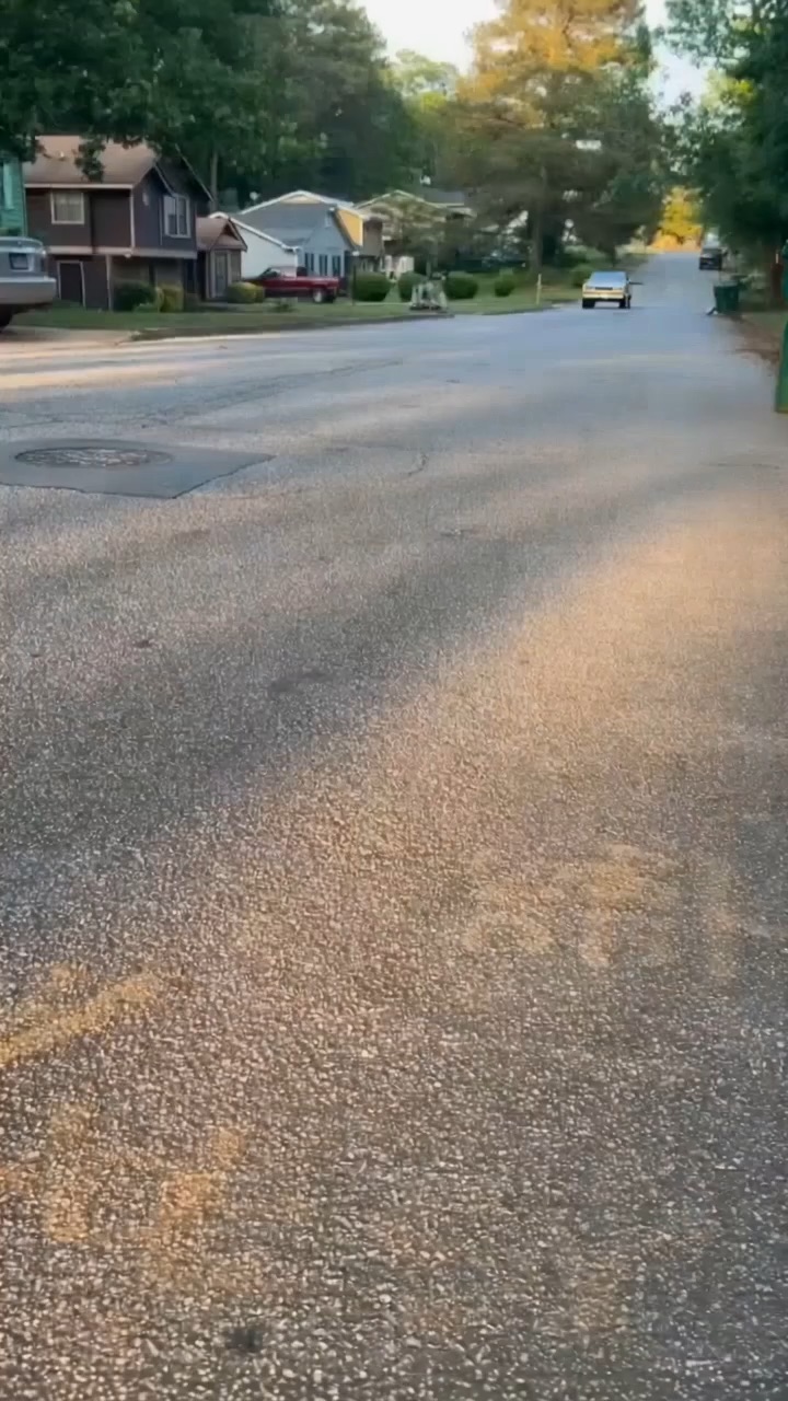 Showing off new car