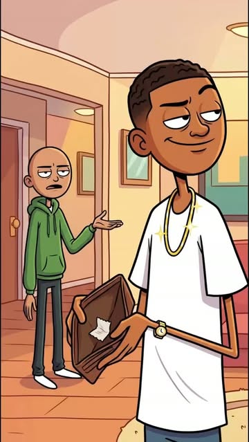 STX woke up feeling like a celebrity. Fresh white tee. Gold chain shining. Confidence on a billionaire budget… bank a...