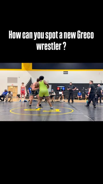 In Greco wrestling: 👇 Points are scored for exposing the back so sitting out like you would in folk-style gives your...