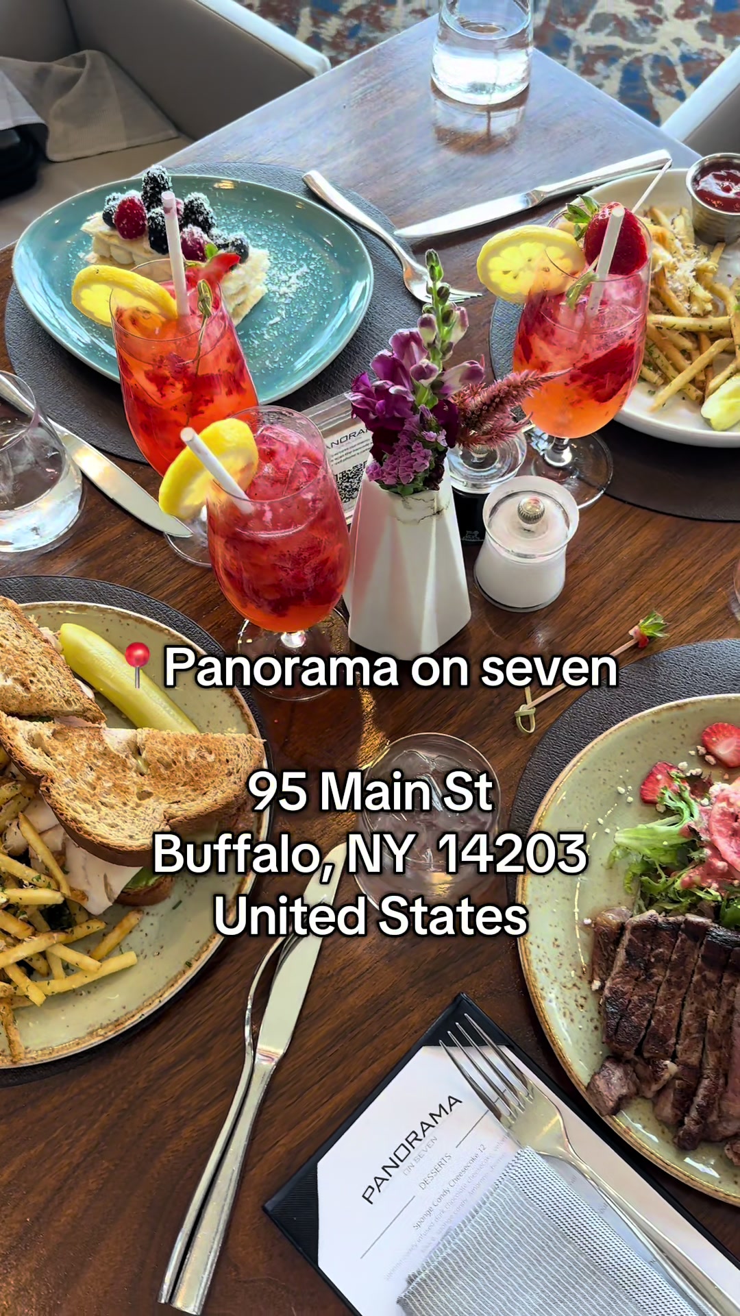 🍽️ your next brunch, dinner spot 😋 #buffalofoodie #buffalobrunch #rooftoprestaurant #buffalony