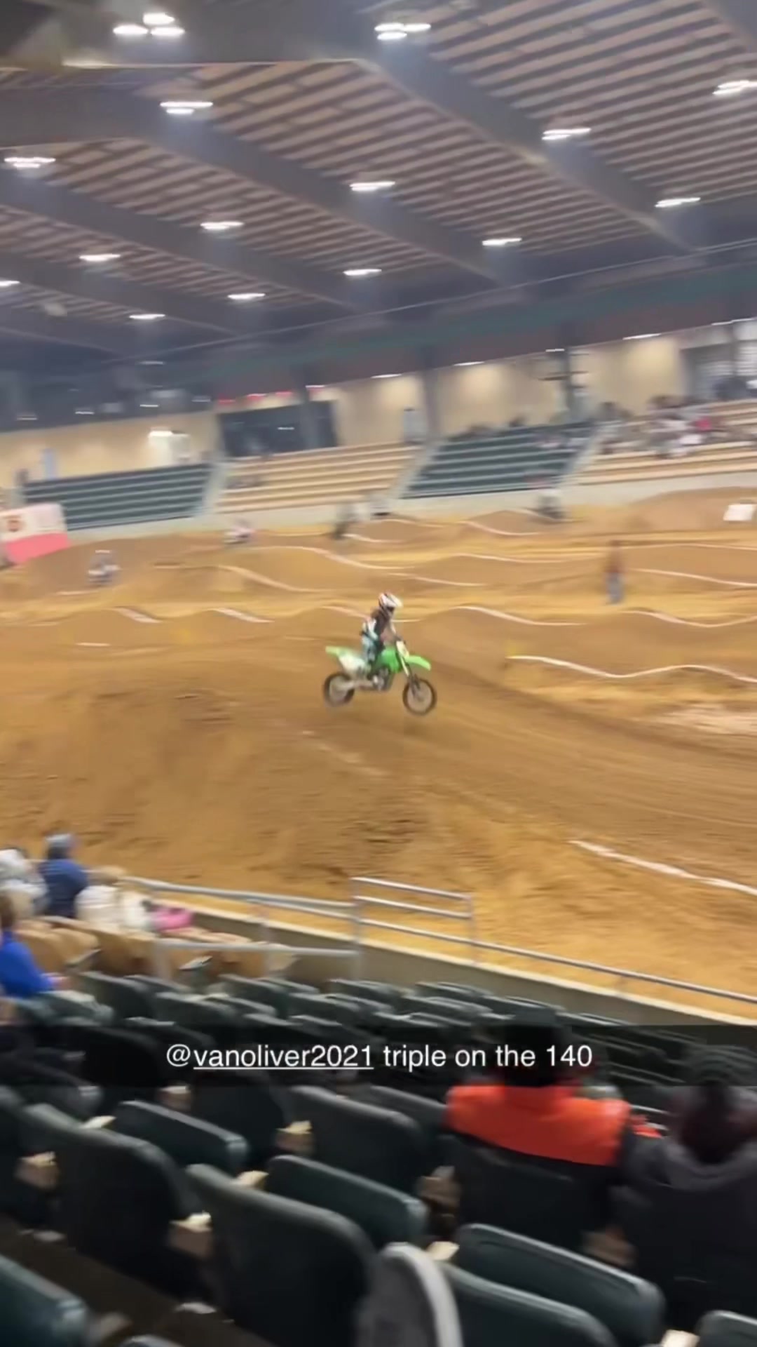 Triple in on 140 is hard #viral #fyp #moto #msax #dirtbike