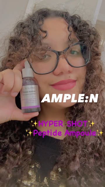 ✨ Unboxing + primeira experiência com o AMPLE:N Hyper Shot Peptide Ampoule! Estou começando a incluir esse sérum na m...