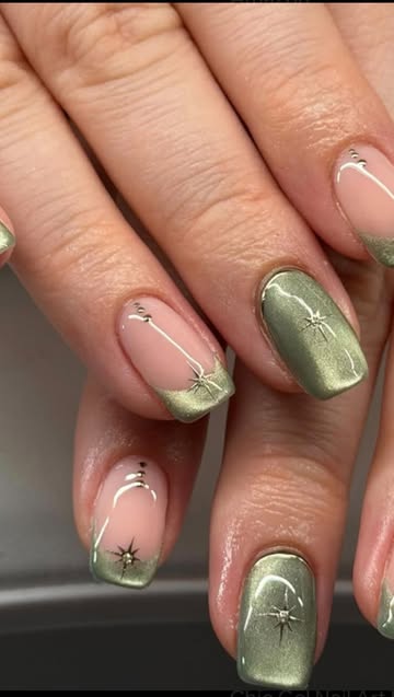 Okay slayyyyyy @8abeauty_ Nail day transition manicure cat eye