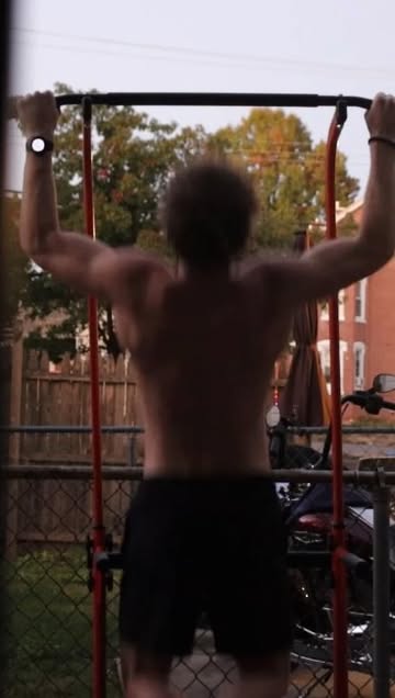 the kind of quiet you can hear. #asmr #pullups #sunset