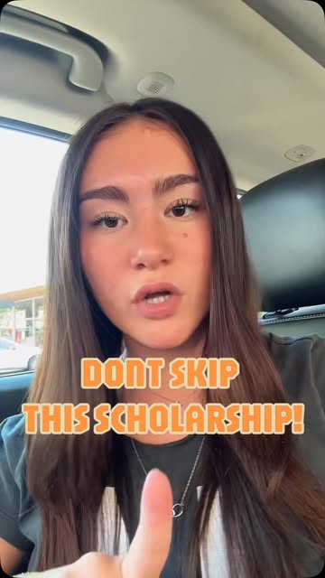 Don’t skip this!! #senioryear #scholarships #college #reels #collegetuition