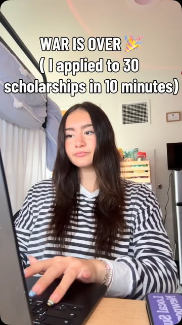 War is over!! #2026 #senioryear #scholarships #college #reels