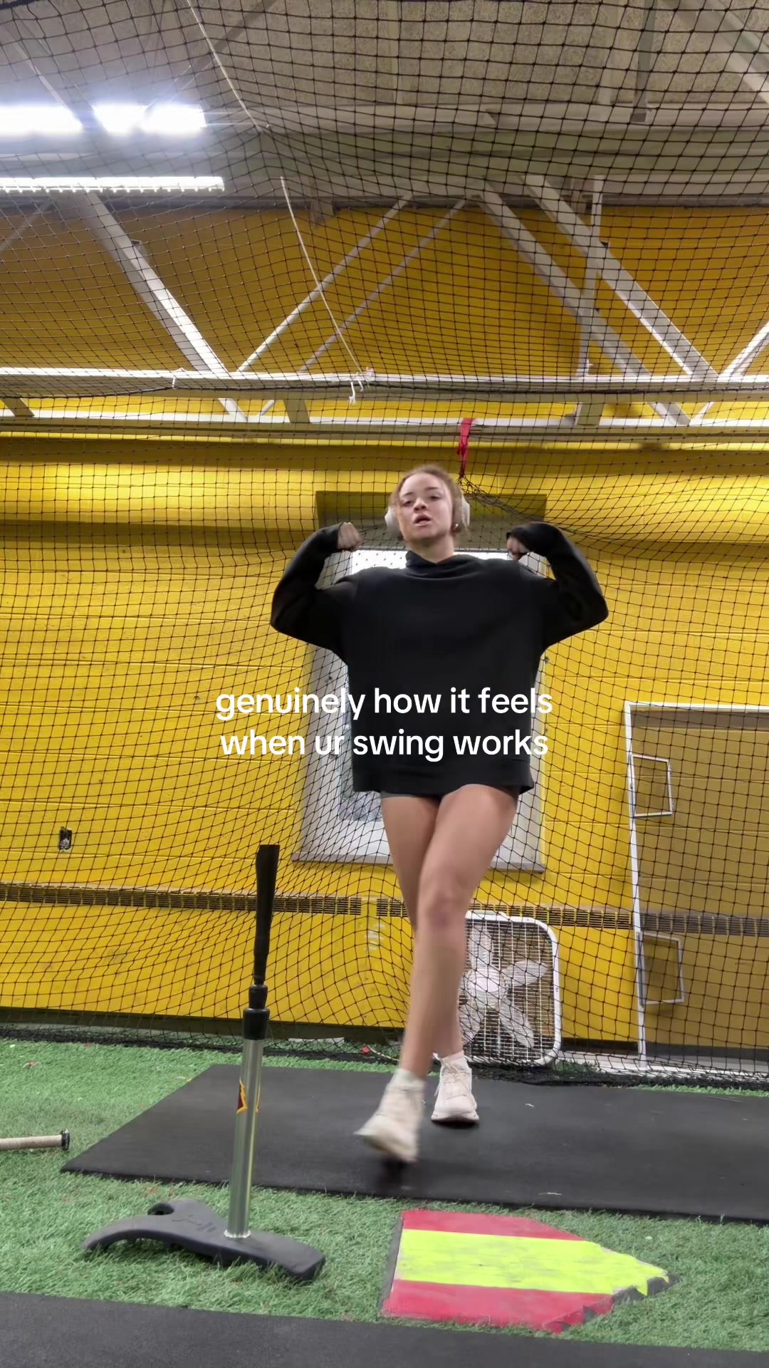 life is worth living😌 #batflip #softball #preseason #college #athlete